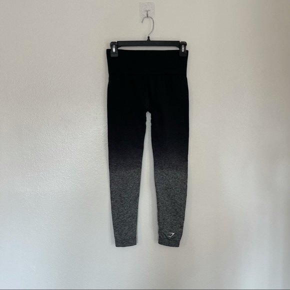 Gymshark Adapt Ombre Leggings Size S Black Gray - Picture 4 of 10
